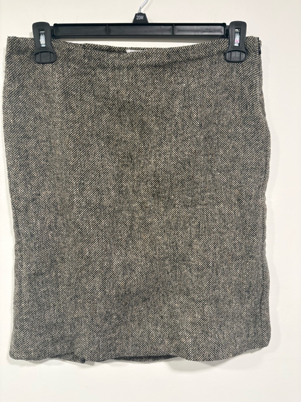 Barneys New York Tweed Gray Pencil Skirt